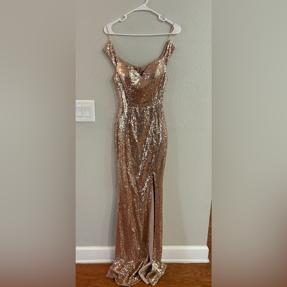 Mermaid Prom Dresses for Women Long Ball Gown with Slit Sparkly